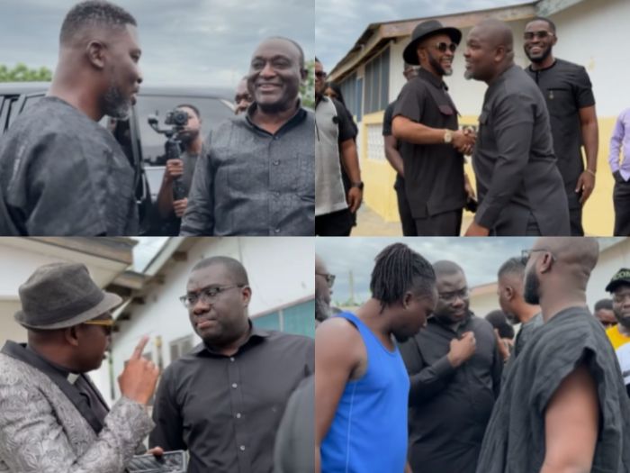 Alan Money, Kennedy Osei, Sammie Awuku, Fadda Dickson And Others Storm A Plus’ Father’s Funeral