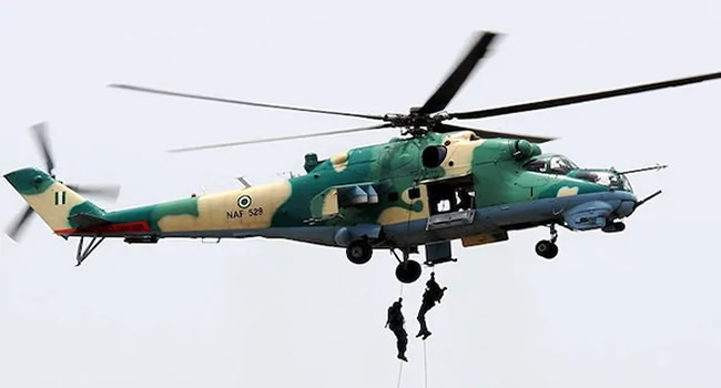 NAF destroys IPOB’s alleged hideouts in Anambra, Imo