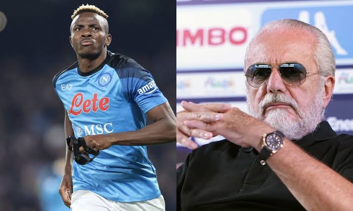 Victor Osimhen: Napoli President sends ominous switch message to Tremendous Eagles striker after ‘silly’ Tiktok controversy