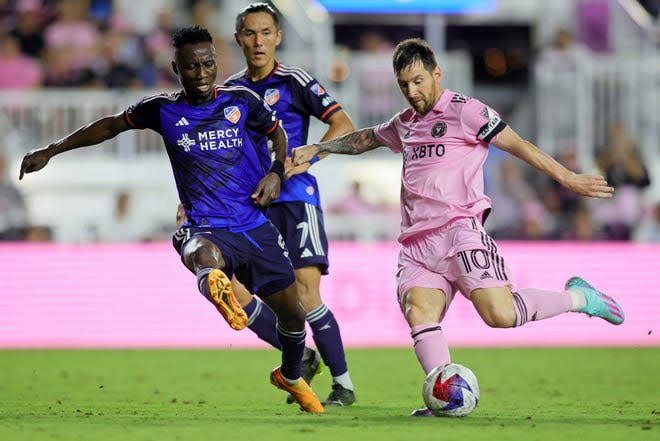 Nwobodo in motion as Cincinnati eliminates Lionel Messi’s inter Miami from MLS play-off race