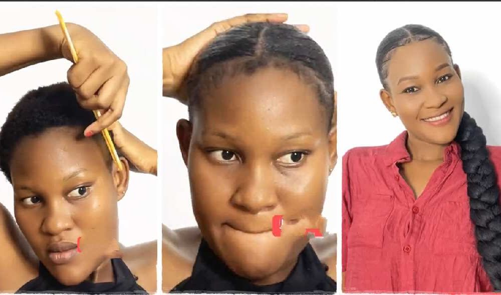 Skillful Woman Shuns Hairdressing Salon, Makes Her Hair by Herself and Posts Video on TikTok