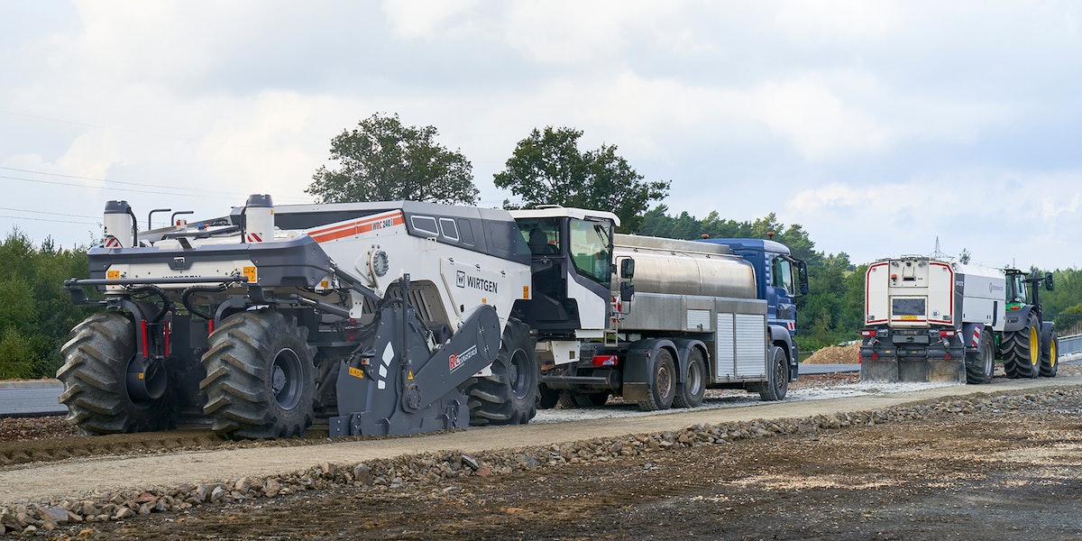 Crush, Combine, Unfold Street Base in One Move with Wirtgen’s New WRC 240i Rock Crusher