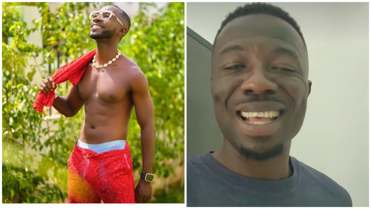 Cease Utilizing Your Humongous Joystick To Confuse Our Ladies – Kwaku Manu Tells Okyeame Kwame After Posing In His Boxers