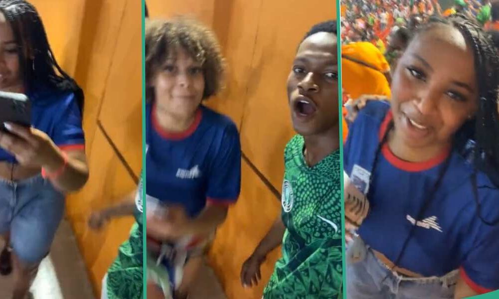 AFCON: Nigerian man in love rushes fairly Cape Verdean women in trending video