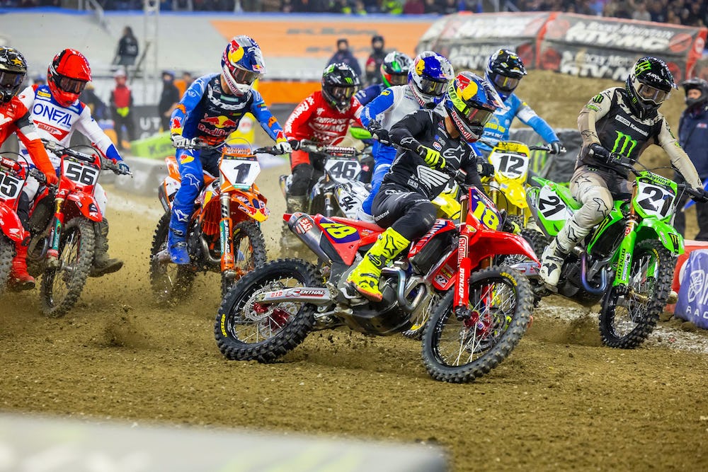Watch: Detroit Supercross Video Highlights & Outcomes