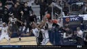 Augusto Cassia blocks Corey Floyd’s dunk try and safe Butler’s 75-72 win over Windfall