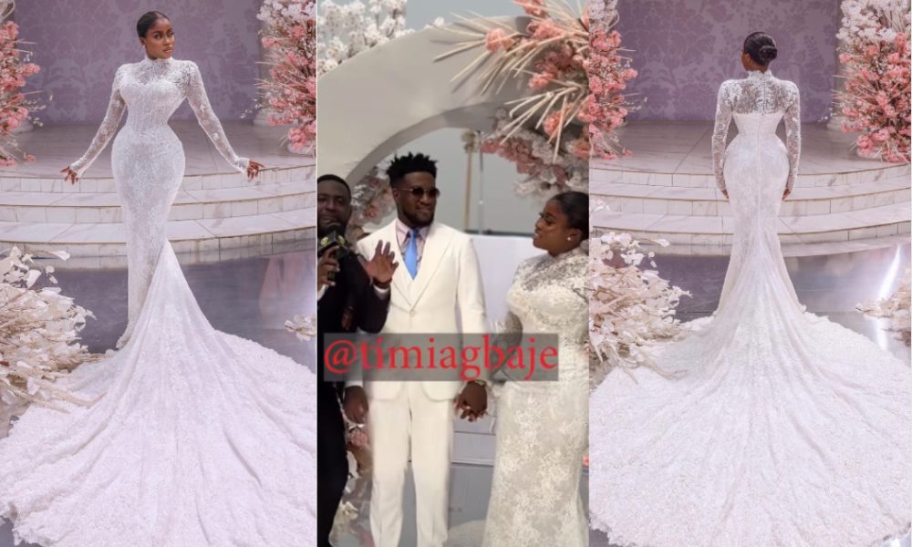 ‘It’s mere hype’: Netizens react to Veekee James charging $30k for marriage ceremony gown