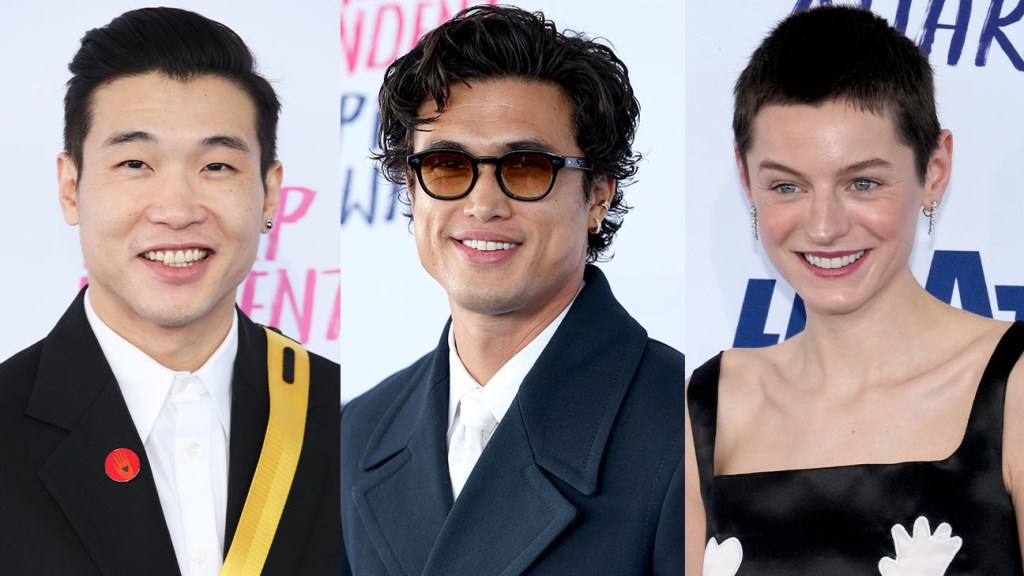 spirit-awards-joel-kim-booster-emma-corrin-and-extra-stroll-the-purple-carpet-updating.jpg Spirit Awards: Joel Kim Booster, Emma Corrin and Extra Stroll the Purple Carpet (Updating)