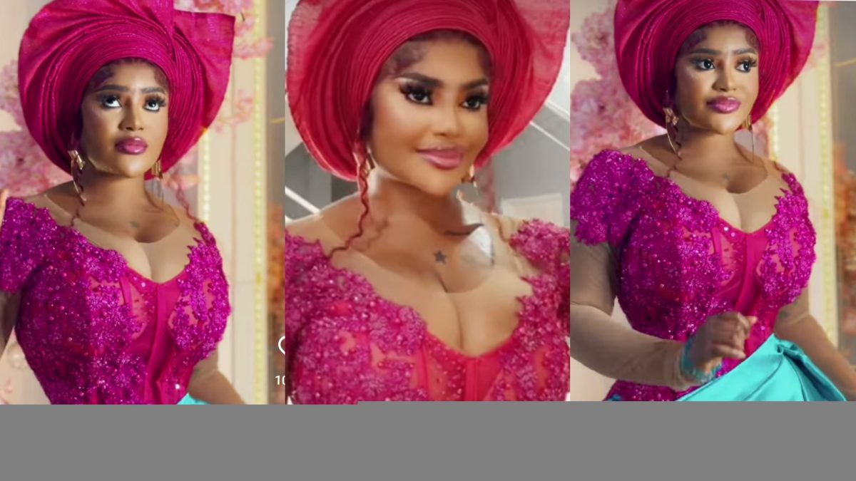 Aba Dope Chops Stray Bullet From Nigerian Girl For Upstaging  Marie Wiseborn With Her Extravagant Dressing At Her Wedding ceremony