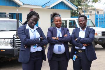 Celebrating feminine drivers delivering healthcare providers in South Sudan