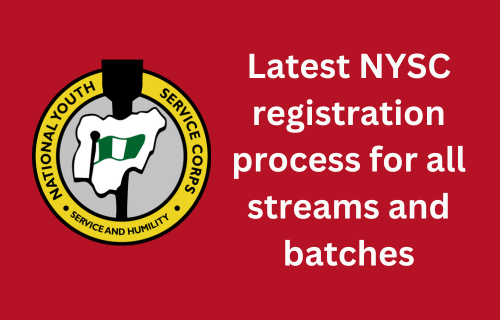 2024 NYSC registration procedures for all batches and streams 