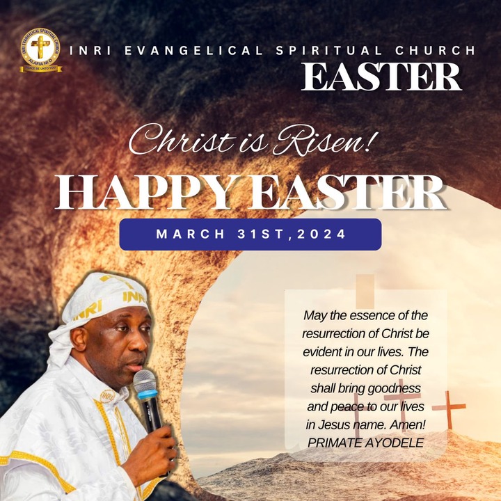 BREAKING: Easter: Primate Ayodele Releases Seven-Level Prayer Agenda For Nigerians, Preaches Charity