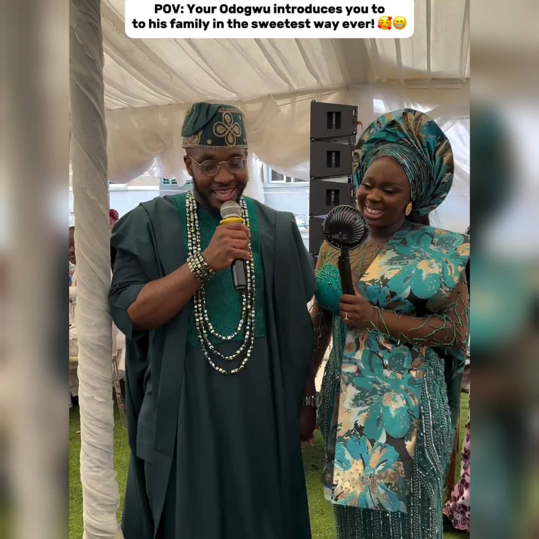 This Igbo Groom Introducing His Yoruba Bride To His Household Will Make You Smile