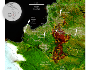 Regardless of recognized coastal cooling pattern, danger of lethal wildfires in central Chile rising with altering land administration in a warming local weather