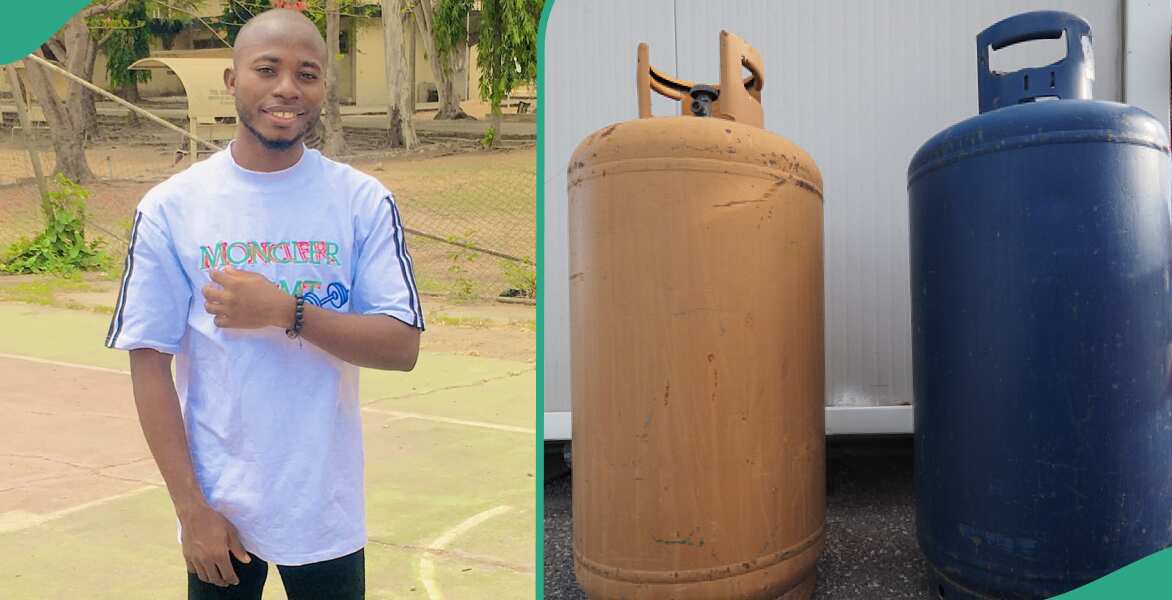 Cooking Gasoline: Nigerian Man Getting back from his Wedding ceremony Laments as His 2 Gasoline Cylinders Go Lacking