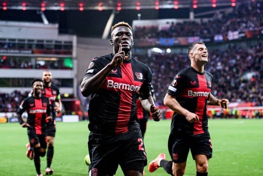 Nathan Tella and Victor Boniface cruise to Europa League last with Bayer Leverkusen after dramatic draw with Roma