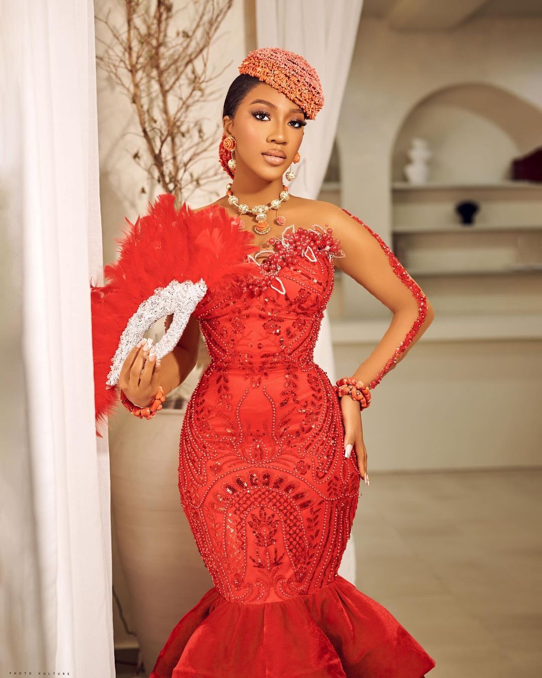 Stand Out on Your Trad with This Flawless Igbo Magnificence Look!
