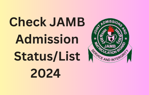 Verify JAMB admission standing 2024