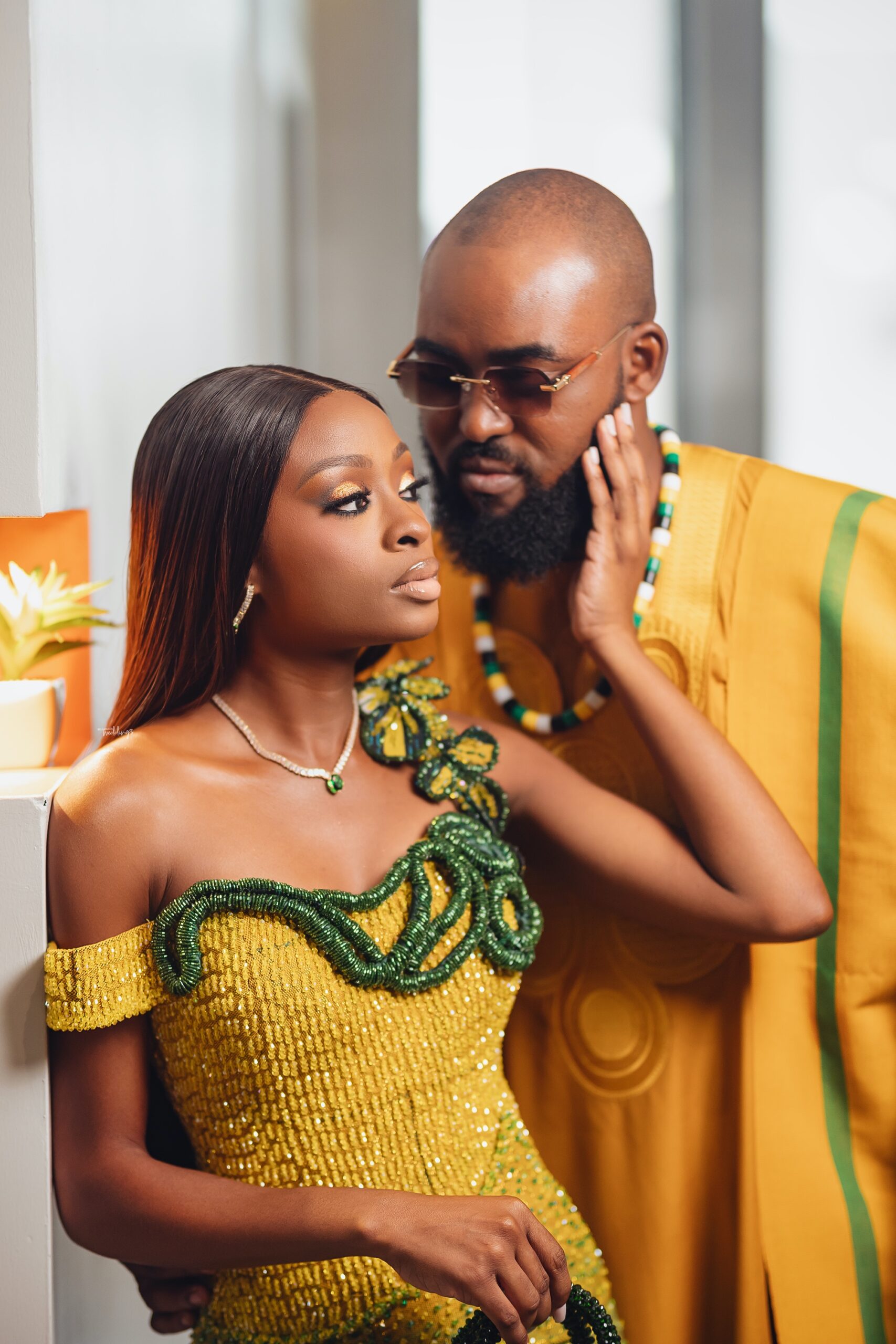 Witness The Magic of Love in Lade & Neon Adejo’s Vibrant Marriage ceremony Video