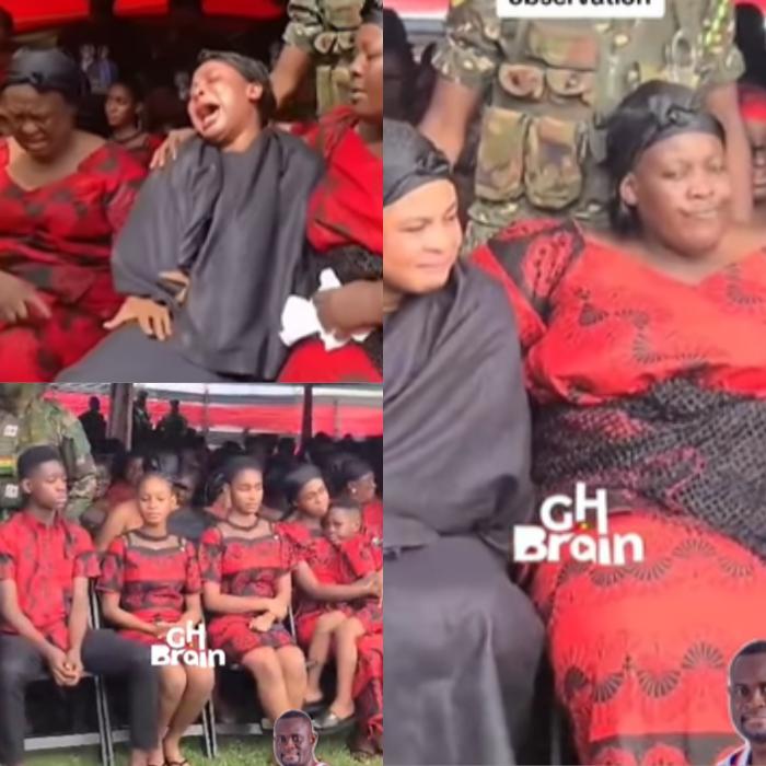 Mabre Agu oo – Unhappy As John Kumah’s Spouse Breaks Down Throughout His Funeral – Video