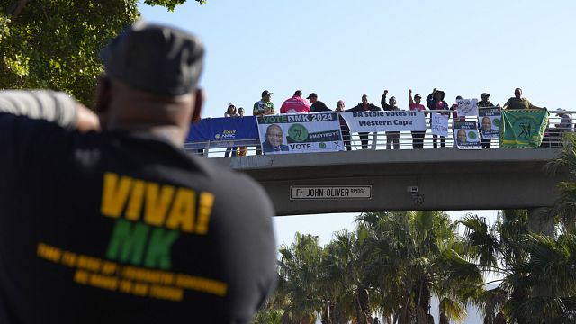 Remoted protests as South Africa parliament holds first sitting