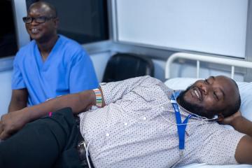 Meet Alpha Tamba, a blood donor from Liberia