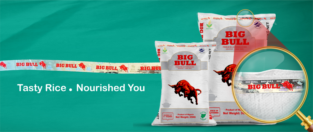 Huge Bull Rice introduces holographic seal to fight counterfeiting