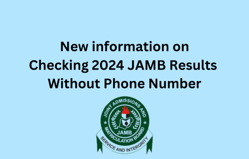 New JAMB info on 2024 outcome test with out telephone quantity 