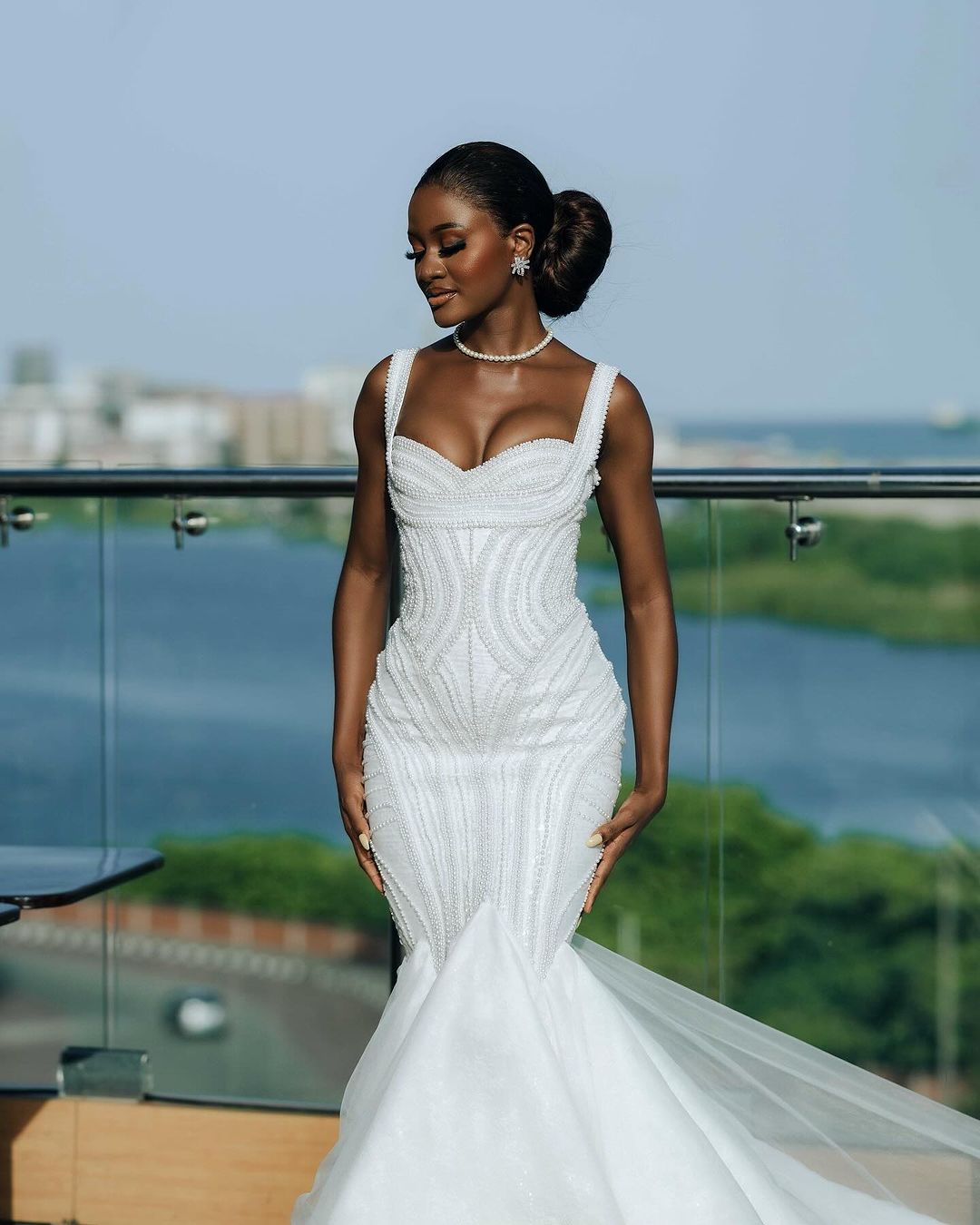 This Magnificence Look is Excellent For an Beautiful White Marriage ceremony Slay!