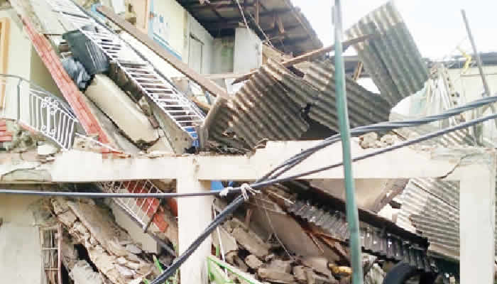 Rivers seals collapsed constructing, begins probe