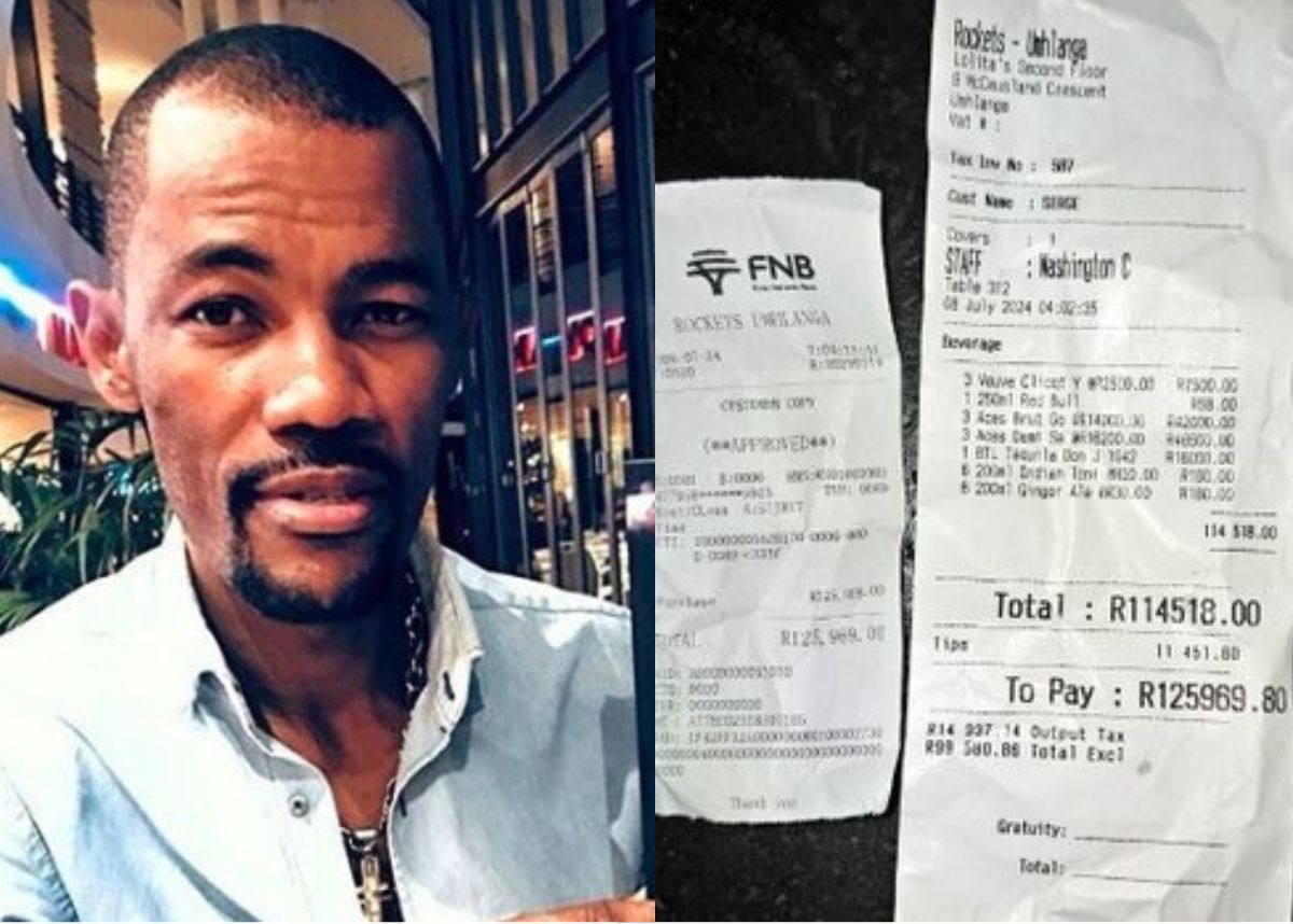 ‘I don’t drink’: Serge Cabonge reacts to R114 500 alcohol invoice