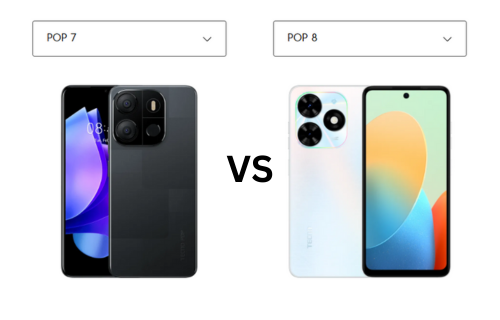 Tecno Pop 7 vs. Tecno Pop 8