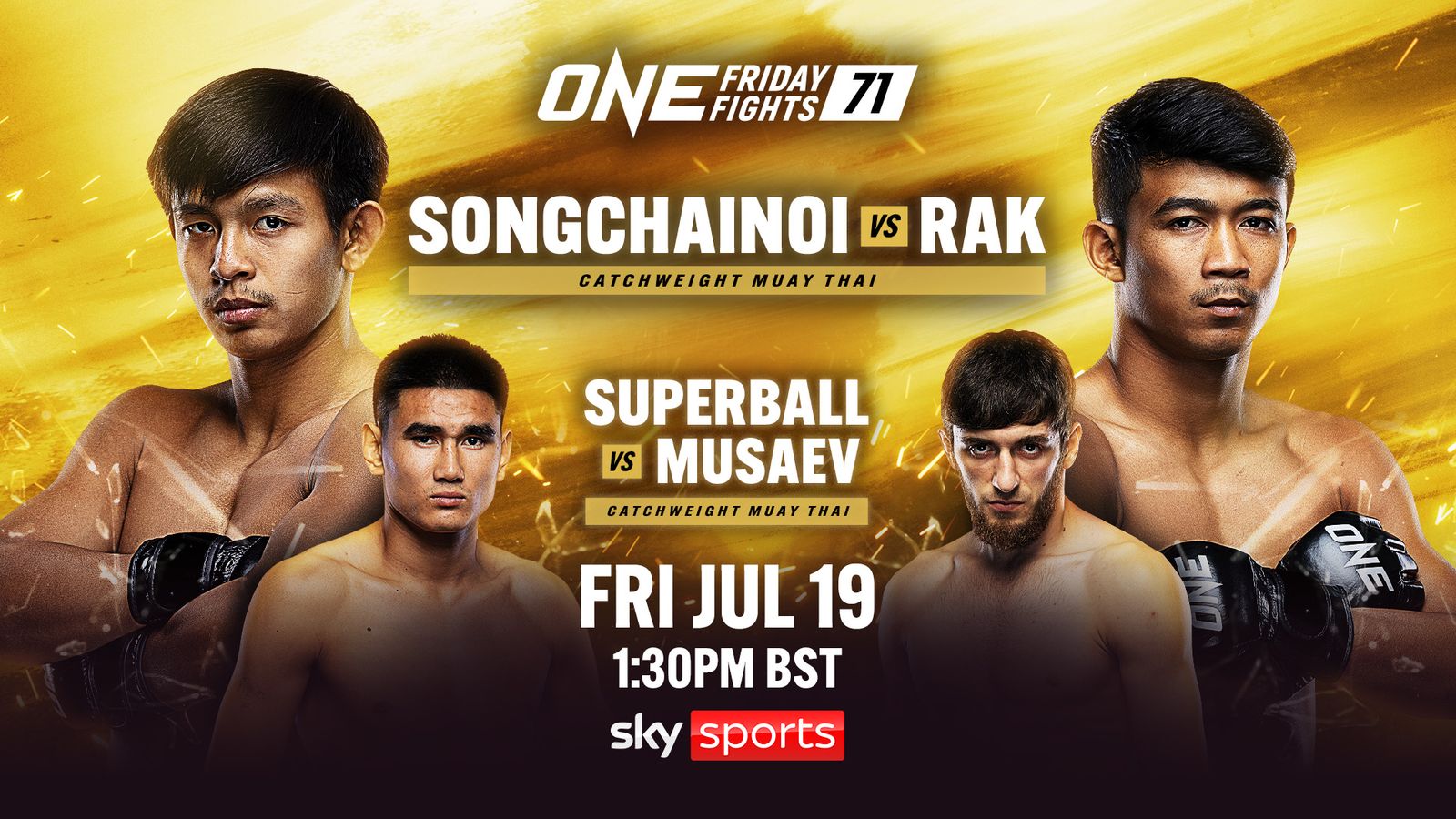 ONE Championship: Watch free dwell stream as fierce rivals Songchainoi Kiatsongrit and Rak Erawan rematch | WWE Information | Sky Sports activities