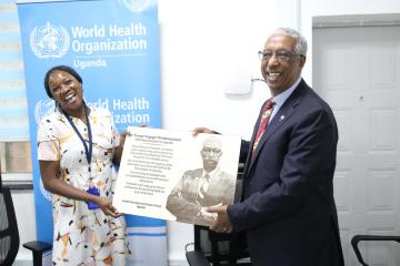 Well being Improvement Companions in Uganda bid farewell to Dr. Yonas Tegegn Woldemariam