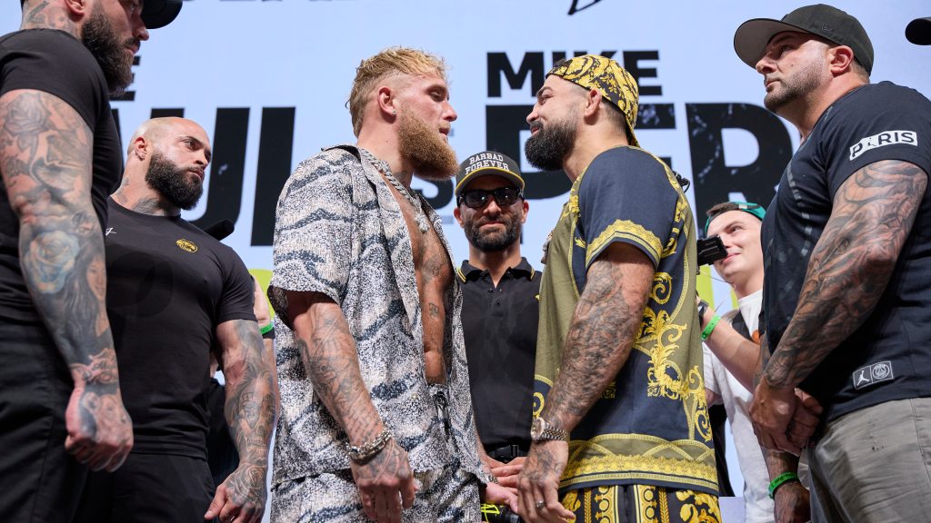 Video: Watch the Jake Paul vs. Mike Perry ceremonial weigh-ins reside