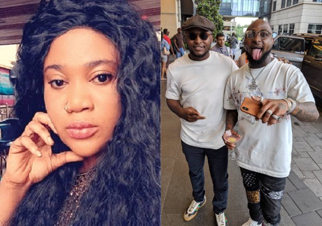 BREAKING: Esther Nwachukwu shades Davido for purchasing new automotive for Ubi Franklin