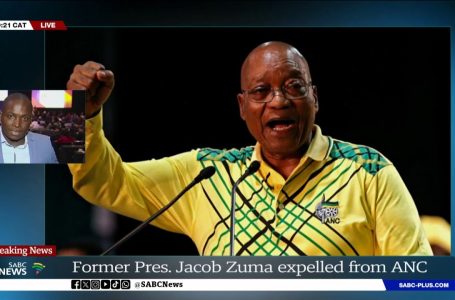 BREAKING: Former Pres Jacob Zuma expelled from ANC