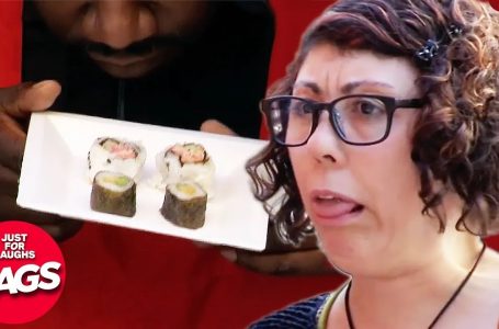 Bad Sushi Causes Disease! | Just For Laughs Gags