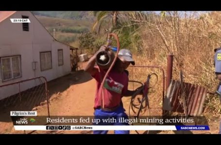 Pilgrim’s Relaxation residents fed up with unlawful mining