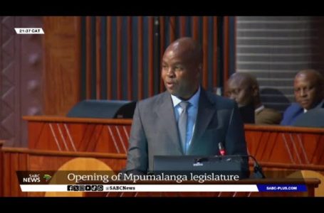 Premier Mandla Ndlovu opens Mpumalanga Legislature