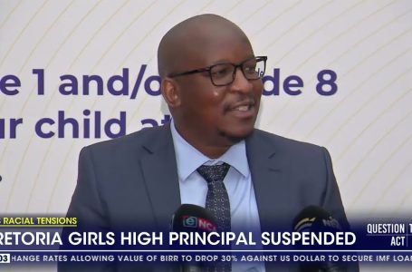 Pretoria Women Excessive principal suspended