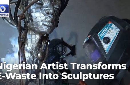 Trash To Treasure: Nigerian Artist Transforms E-Waste Into Sculptures