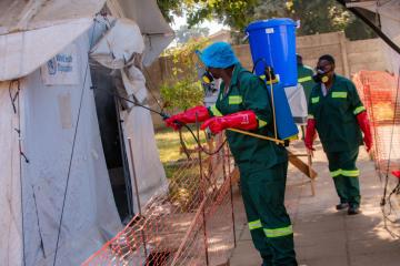 WHO help decommissioning of Cholera Therapy Centres in Zimbabwe