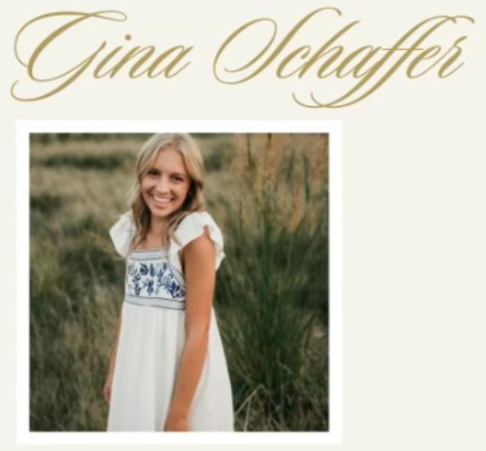 Such A Fantastic Girl Gone too Quickly – Monticello Teen Gina Schaffer Killed In Wyoming Accident Mourned by Neighborhood