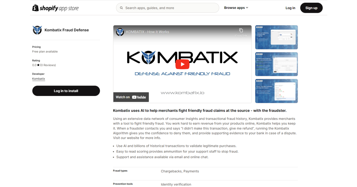 Kombatix Launches Shopify App to Shield Retailers from Pleasant Fraud and Refund Abuse