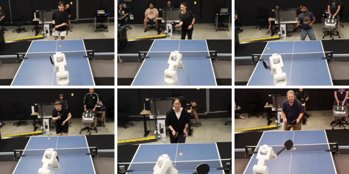 Google DeepMind educated a robotic to beat people at desk tennis