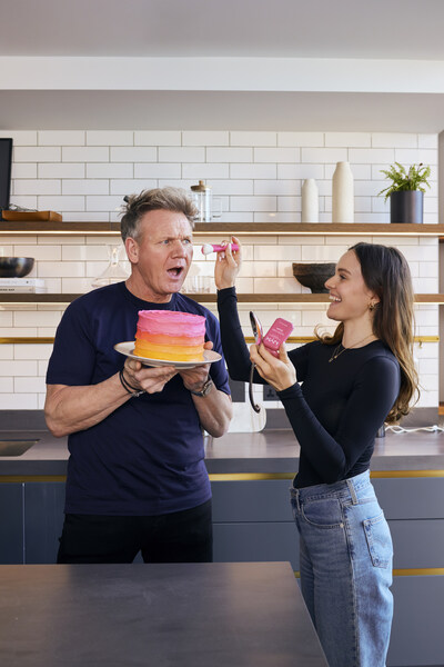 NYX Skilled Make-up Groups Up with Gordon Ramsay and Holly Ramsay to Create Unique Buttermelt Blush Cake Recipe