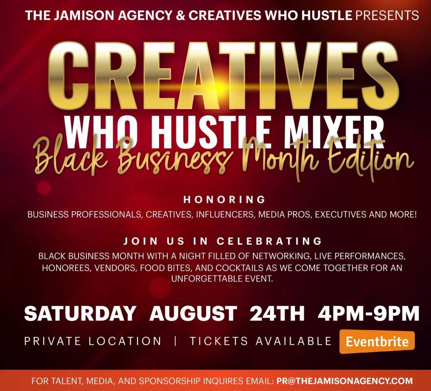 Creatives Who Hustle To Honor 10 Companies in Charlotte, NC in Celebration of Black Enterprise Month