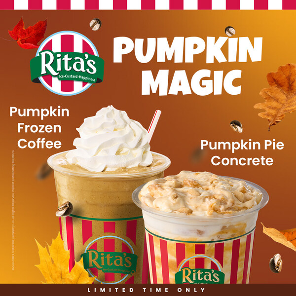 Rita’s Offers Followers “Pumpkin to Discuss About” Launching Fall Lineup Earlier Than Ever