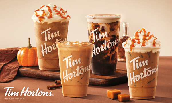 Pumpkin Spice season has arrived at Tim Hortons US eating places, together with new Caramel Apple Lattes and returning Fall favorites!